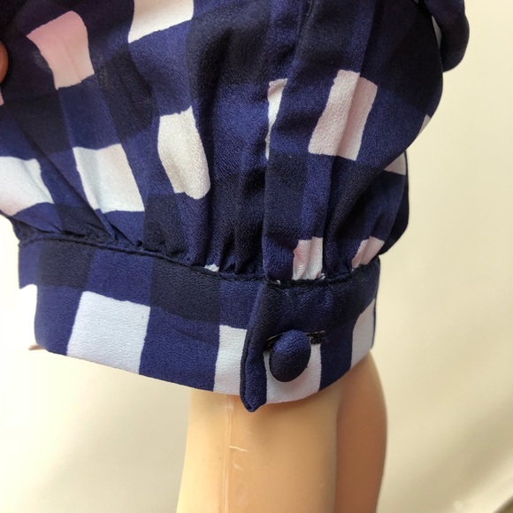 Banana Republic New XS Navy blue white dress  #3 - Picture 5 of 8